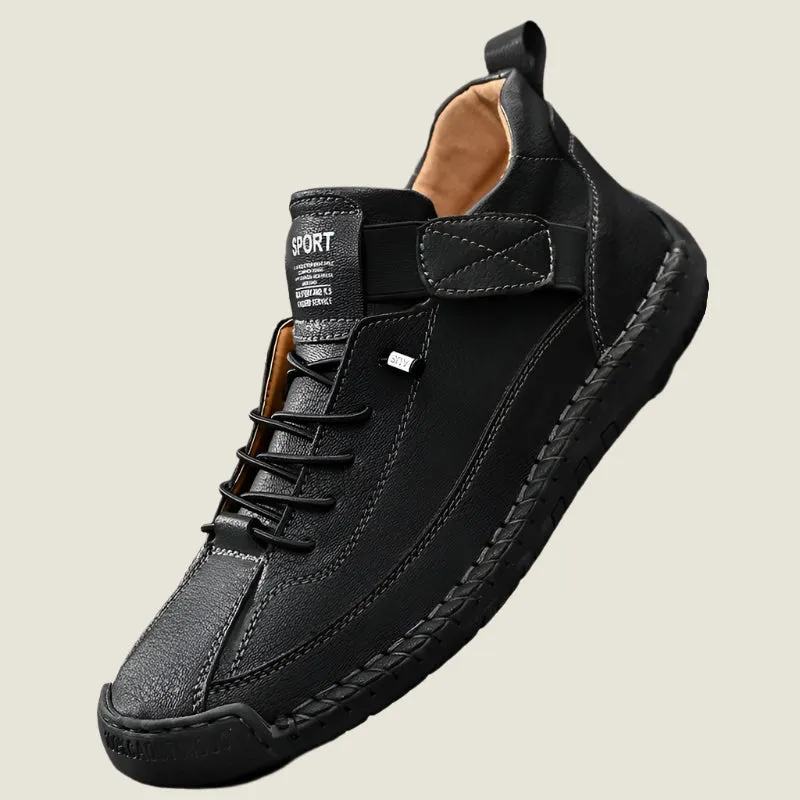 Santiago | Handmade Leather Casual Slip-On Loafers for Men - Breathable Flats & Fashionable Moccasins