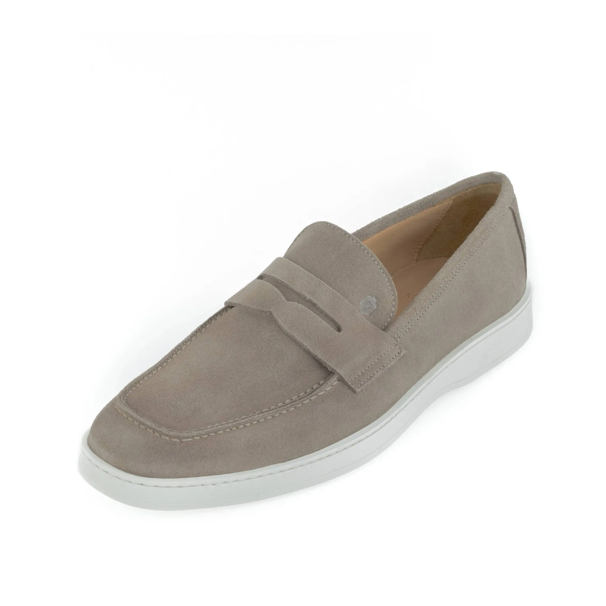 Serene Suede Loafer | Beige
