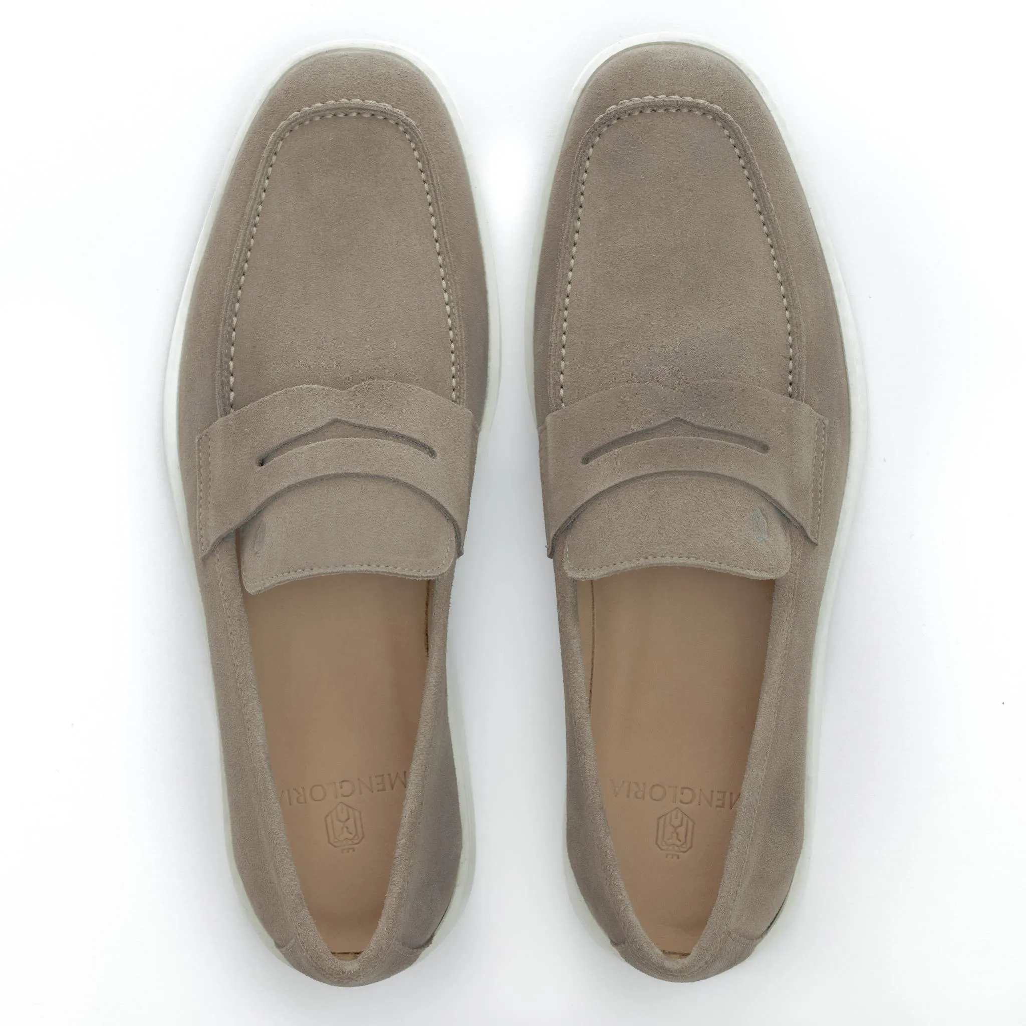 Serene Suede Loafer | Beige