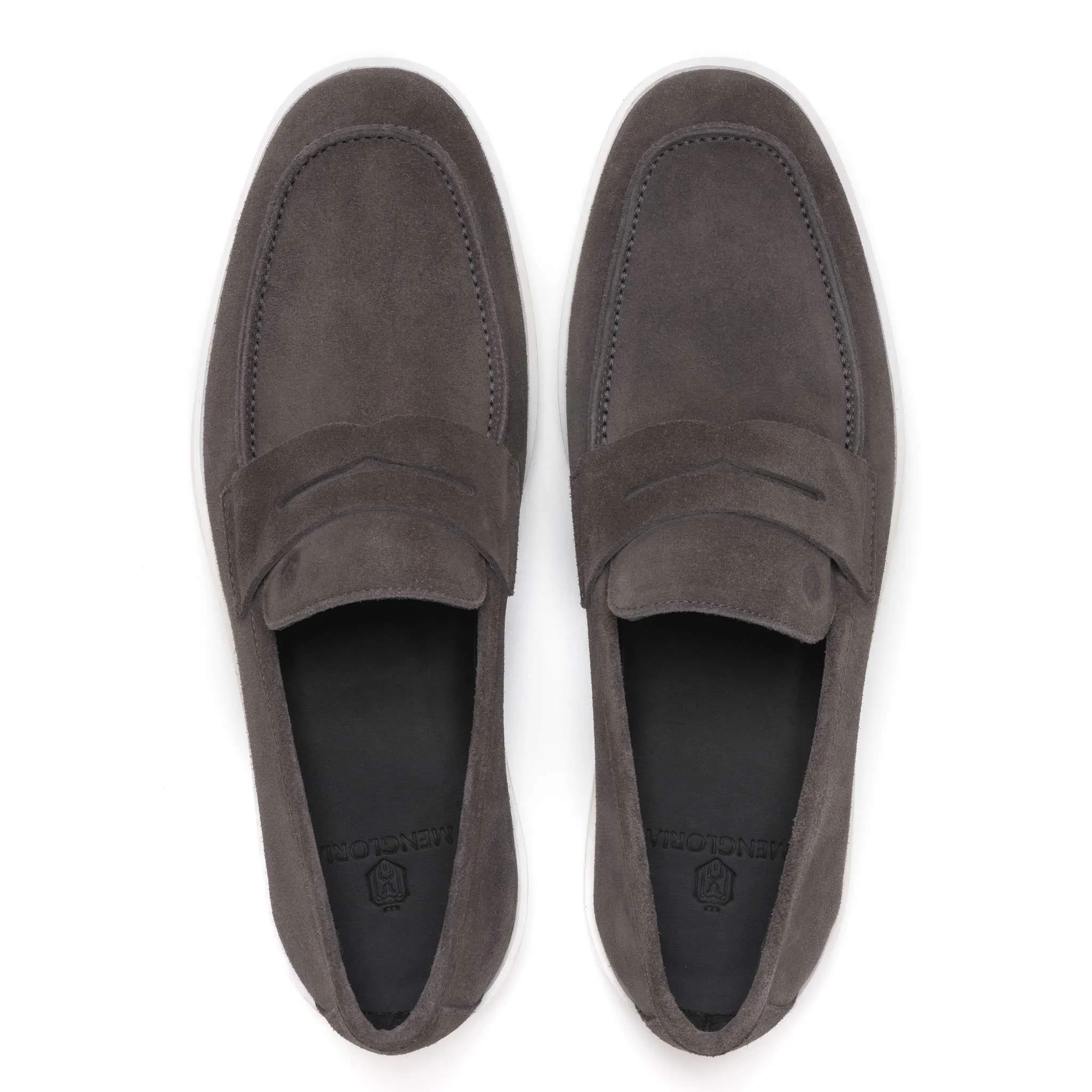 Serene Suede Loafer | Dark Grey