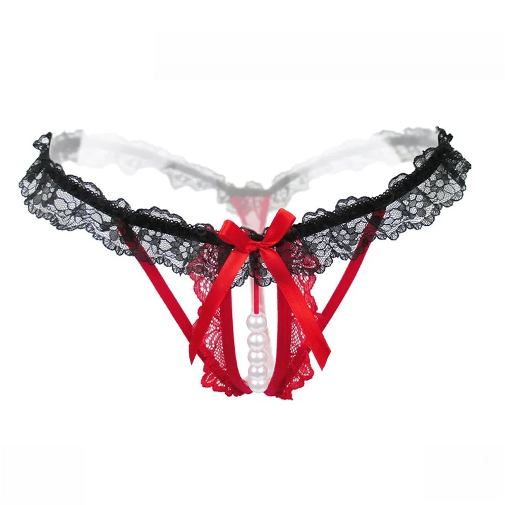 Sexy Panties | Thong | Panties | G String | G Strings | Crotchless Panties | Lingerie | Pearl Thong | Womens Thongs | See Through Panties