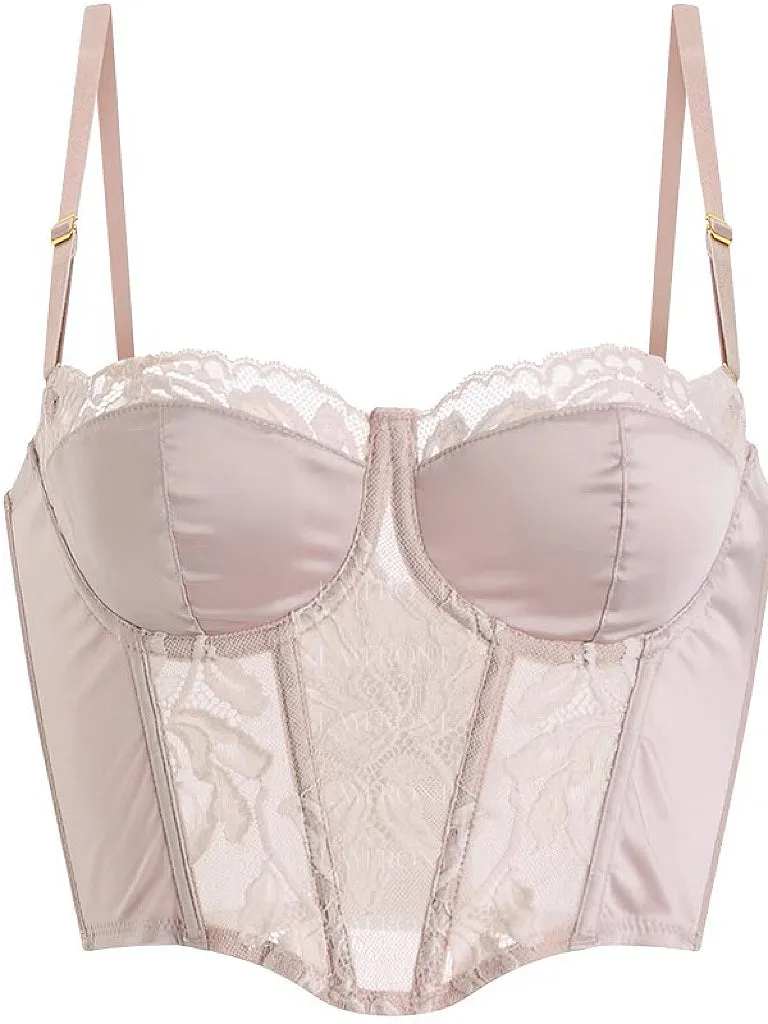 Sexy Satin Bustier Corset Lingerie