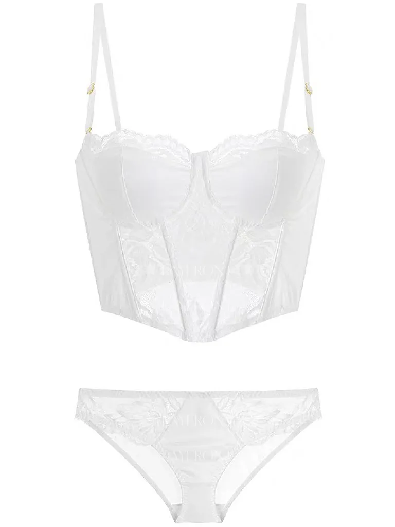 Sexy Satin Bustier Corset Lingerie