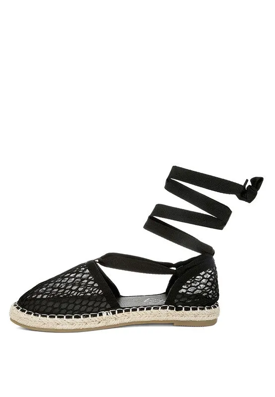 Sonara Mesh Flat Espadrille Sandals