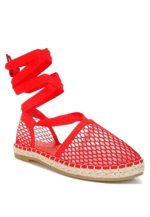 Sonara Mesh Flat Espadrille Sandals