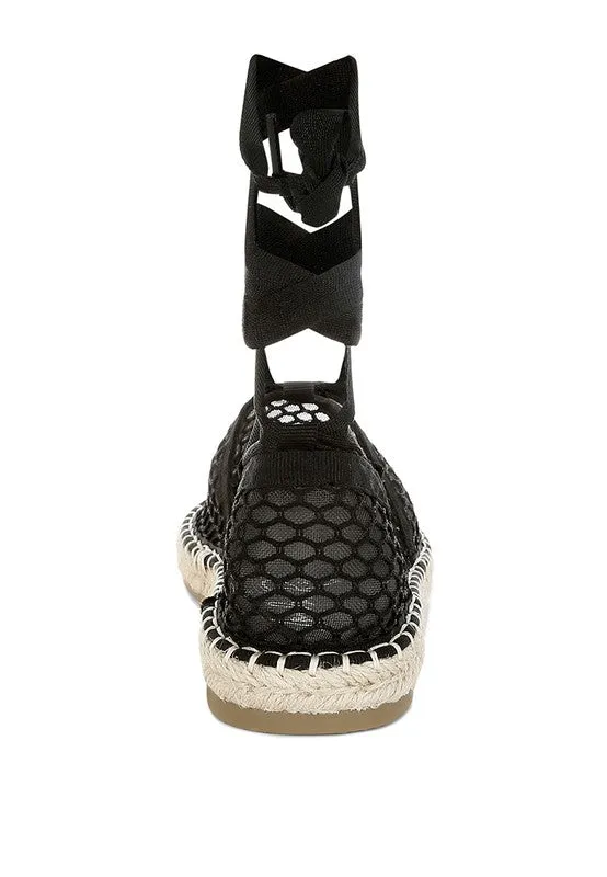 Sonara Mesh Flat Espadrille Sandals