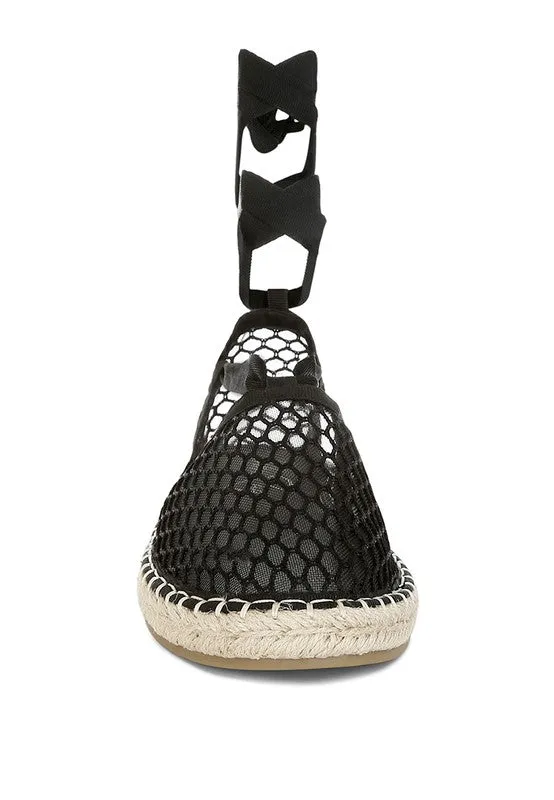 Sonara Mesh Flat Espadrille Sandals