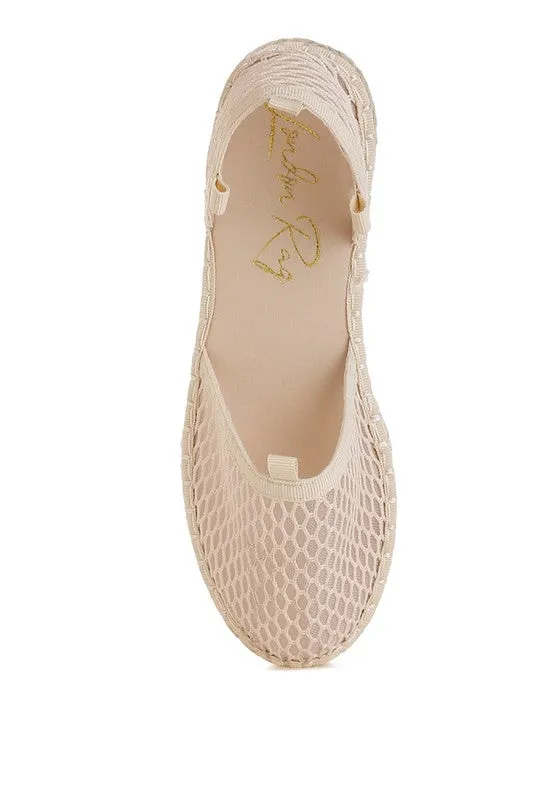 Sonara Mesh Flat Espadrille Sandals