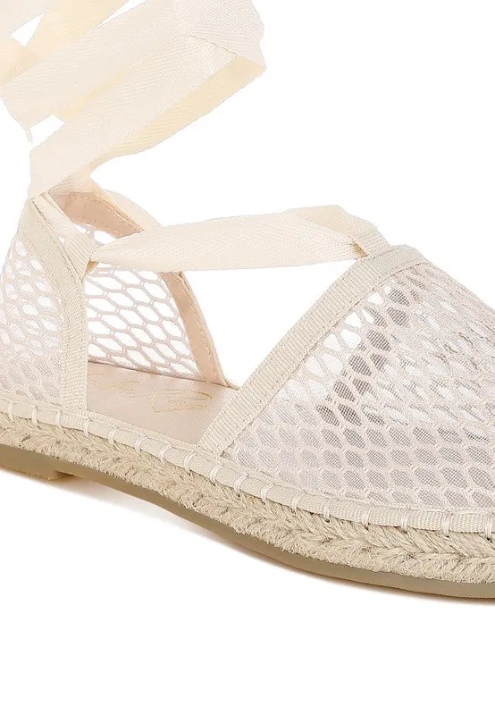 Sonara Mesh Flat Espadrille Sandals