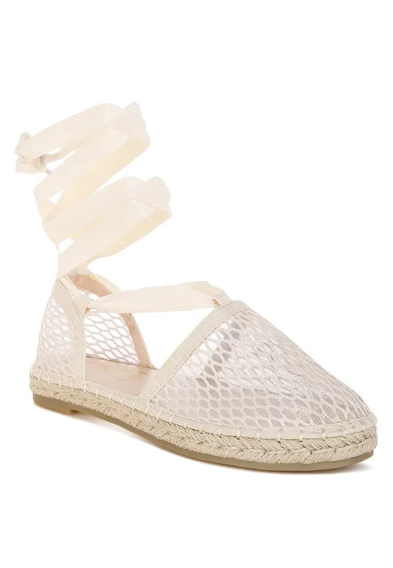 Sonara Mesh Flat Espadrille Sandals
