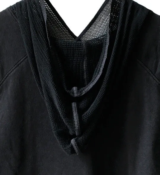 S/S03 ‘Consumed’ Black Sleeveless Net Hoodie by Raf Simons