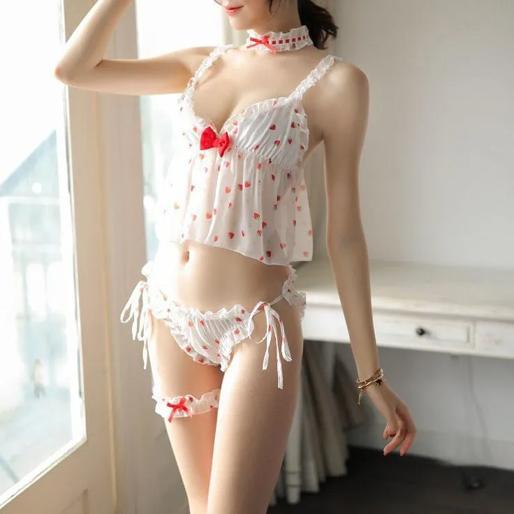 Strawberry Lace Lingerie SD02257