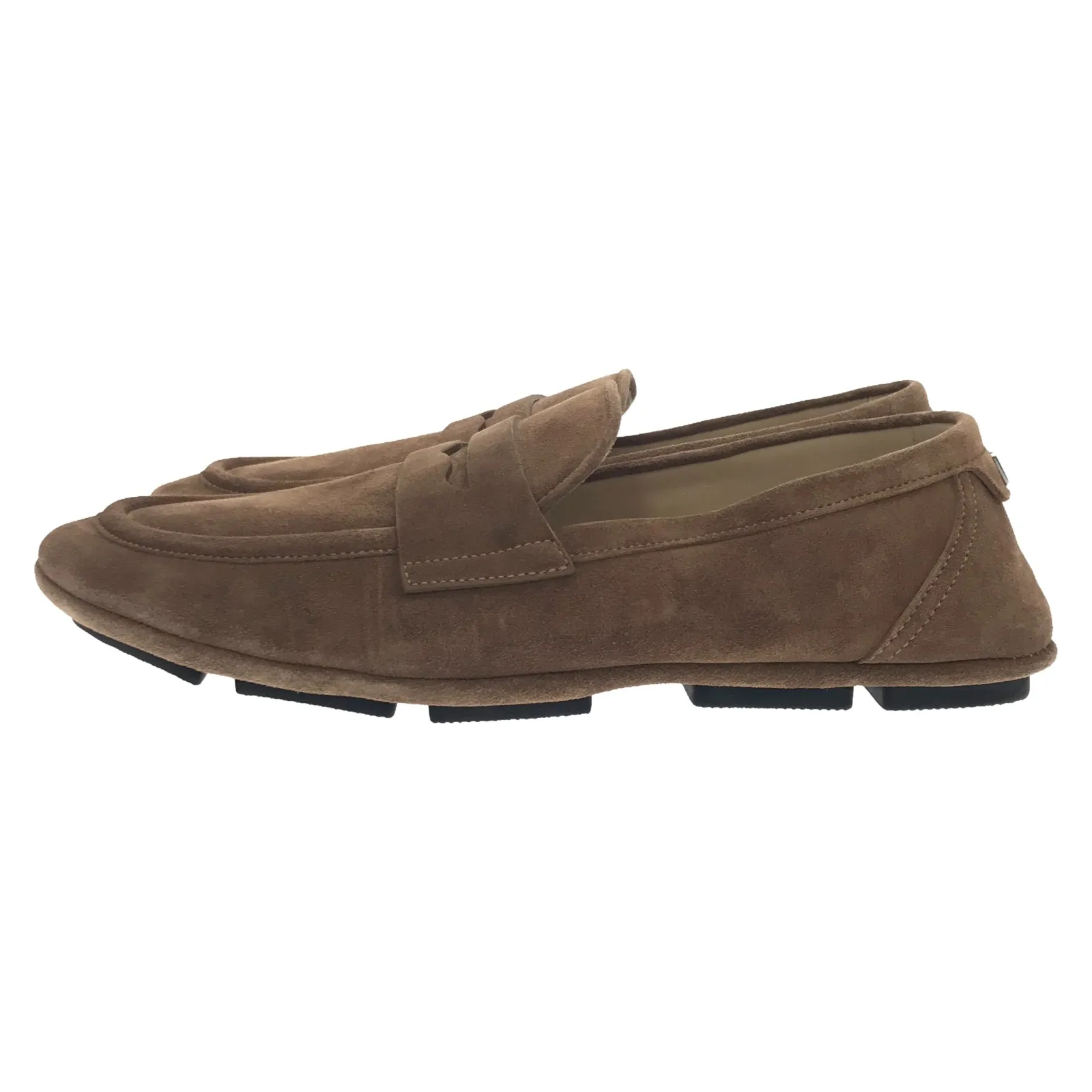 Suede Driver Shoes Loafers Suede Brown