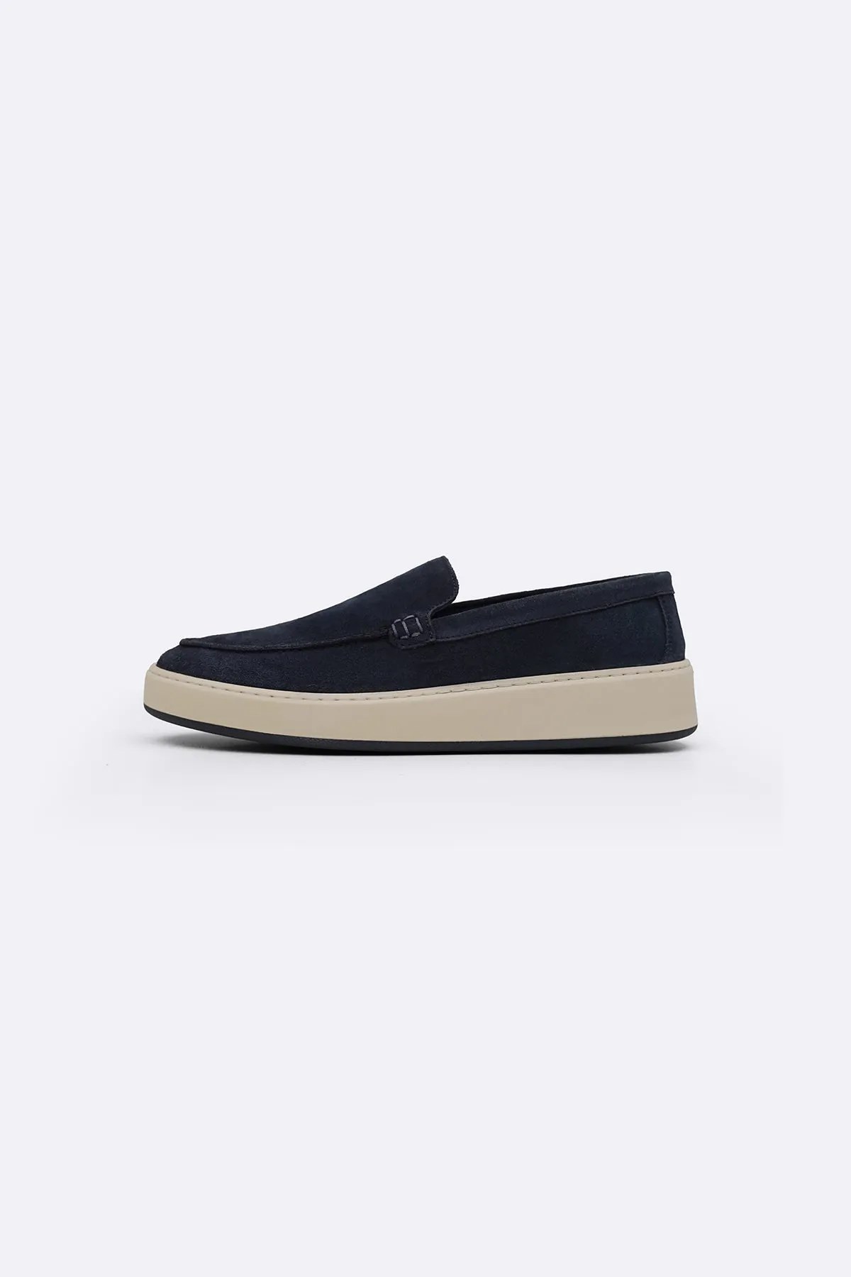 SUEDE LEATHER SLIP ON LOAFERS