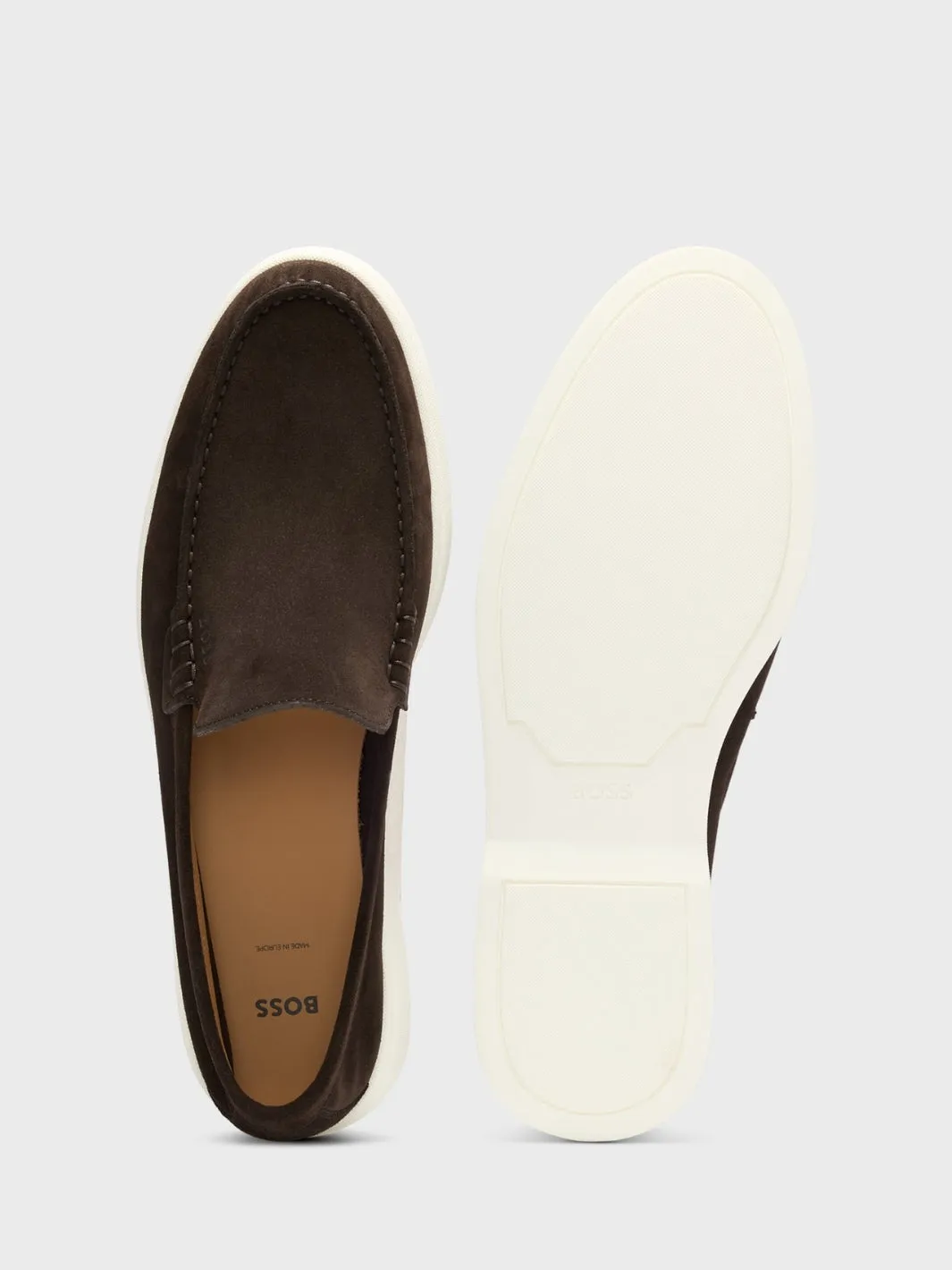SUEDE LOAFERS Brun