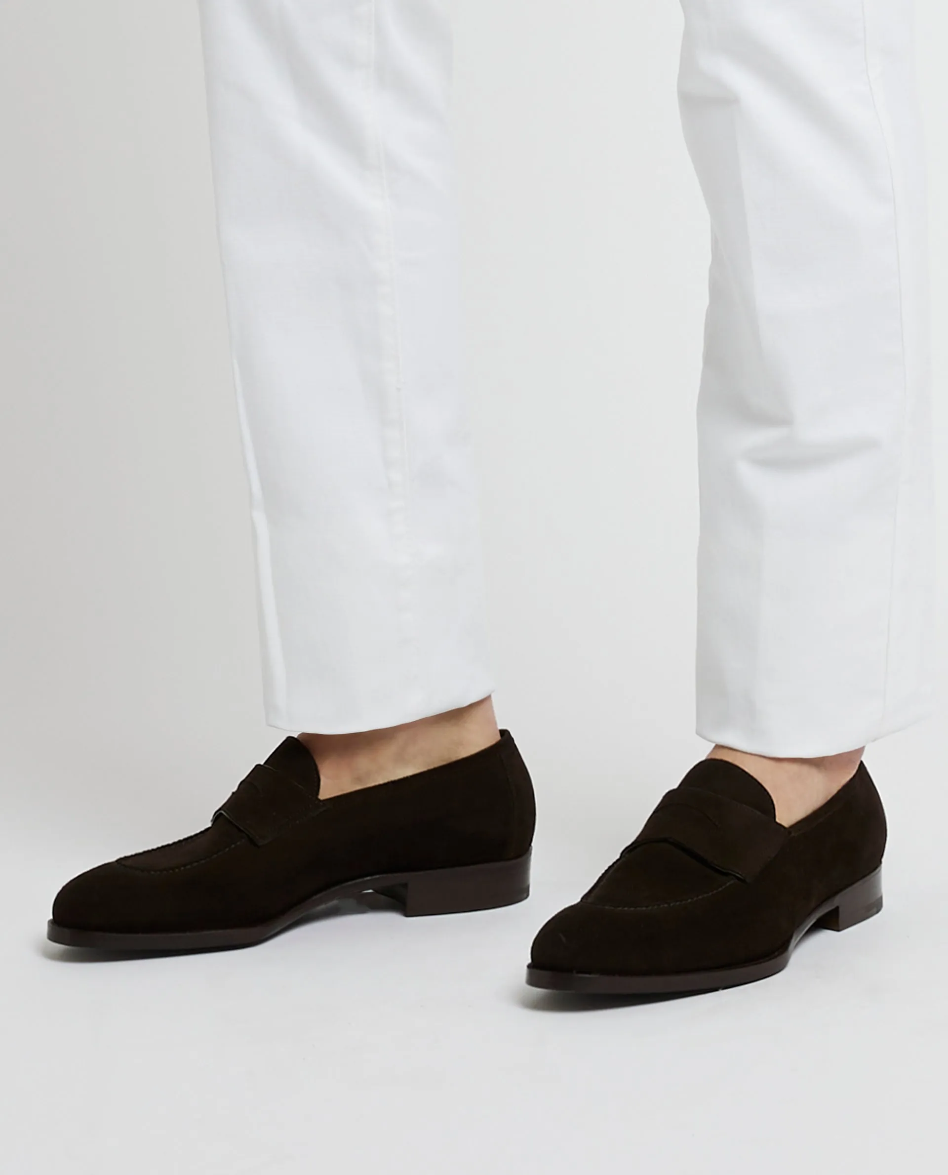 Suede Penny Loafers