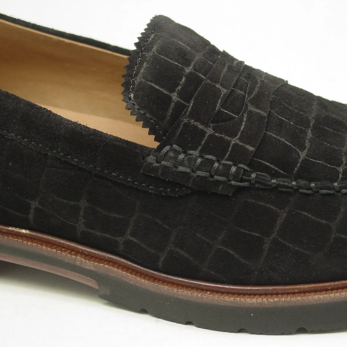 Tailored Travel Black Croco