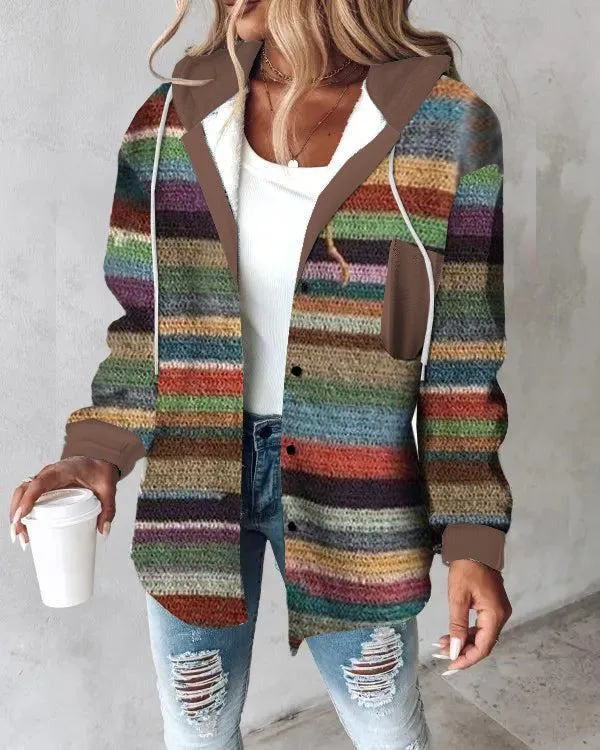 Teodora® | Classic printed hoodie for outerwear