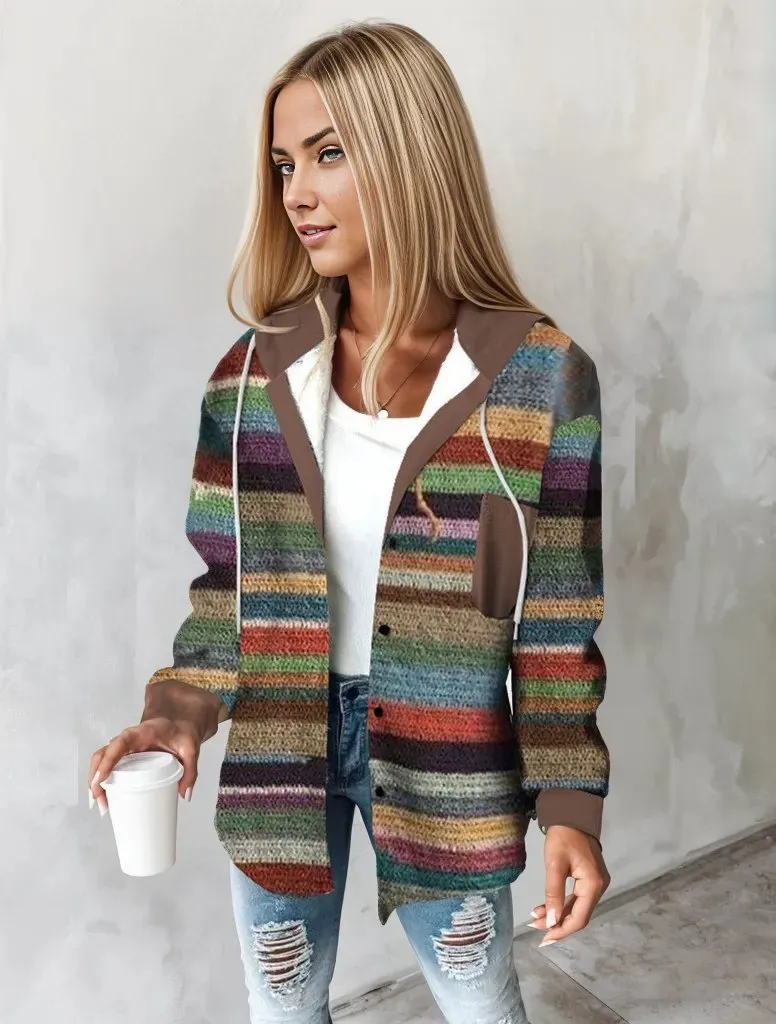 Teodora® | Classic printed hoodie for outerwear