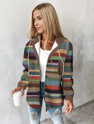 Teodora® | Classic printed hoodie for outerwear