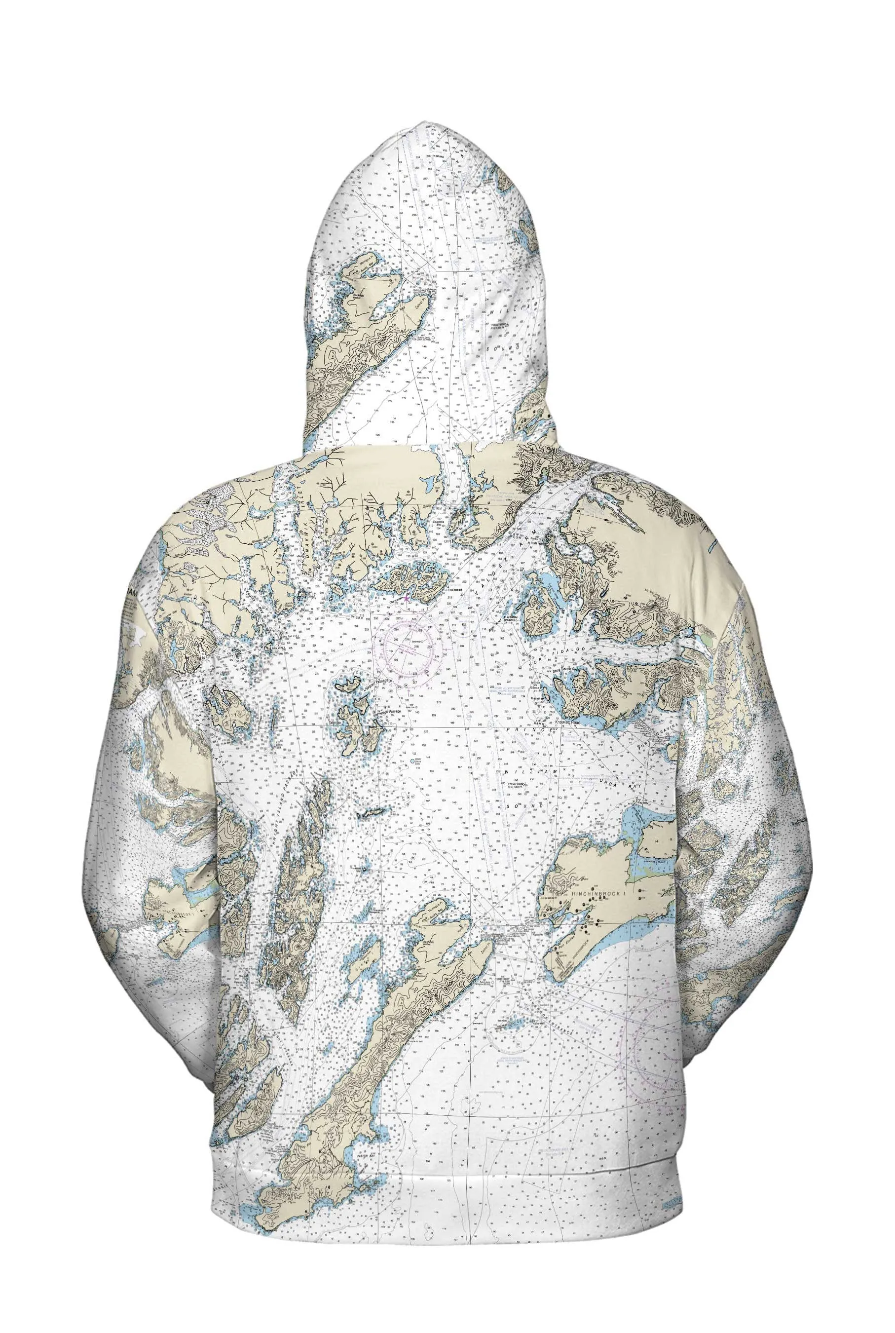 The Prince William Sound Navigator Lightweight Hoodie Sweatshirt