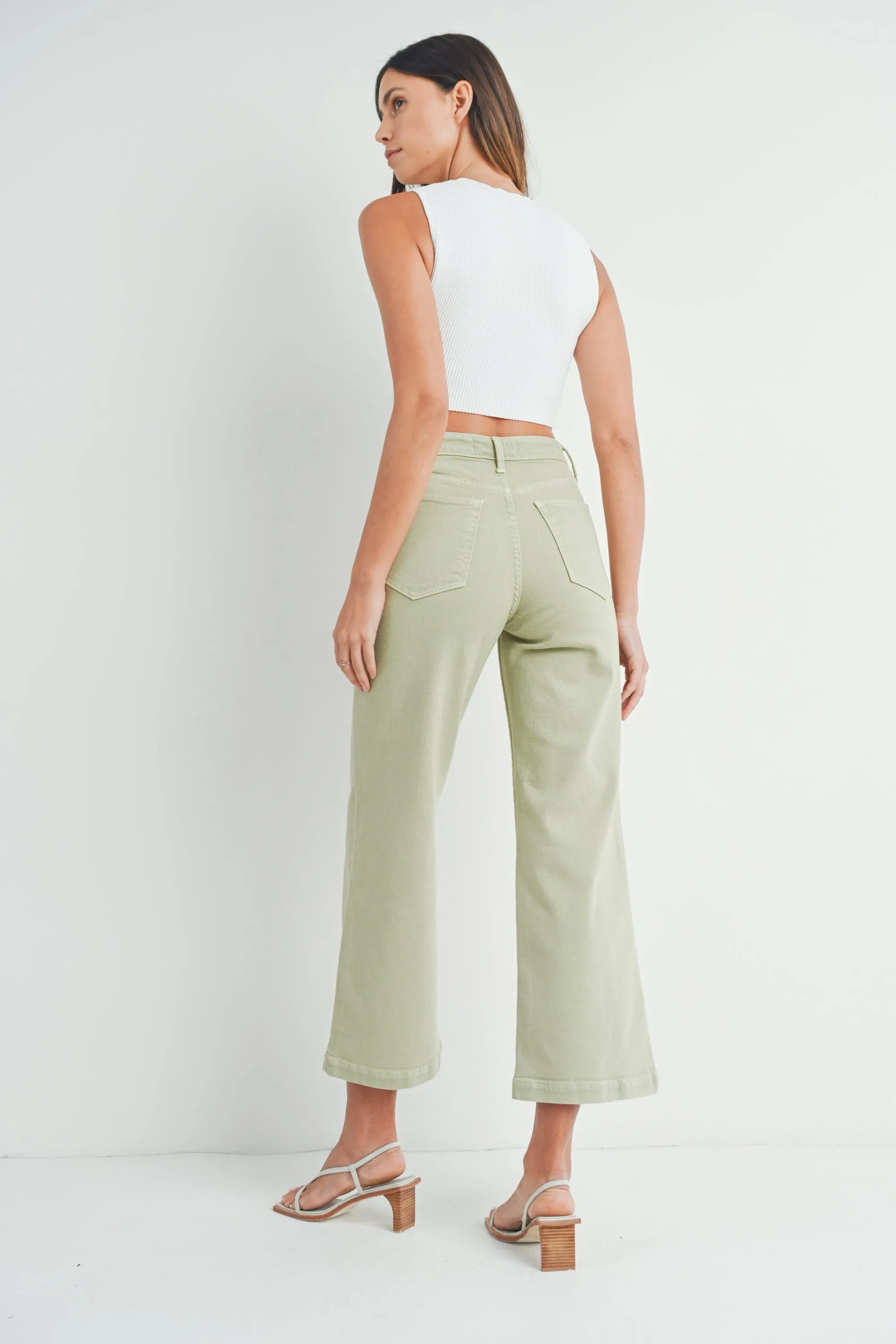 The Sailor Pocket Wide Leg | Just Black Denim
