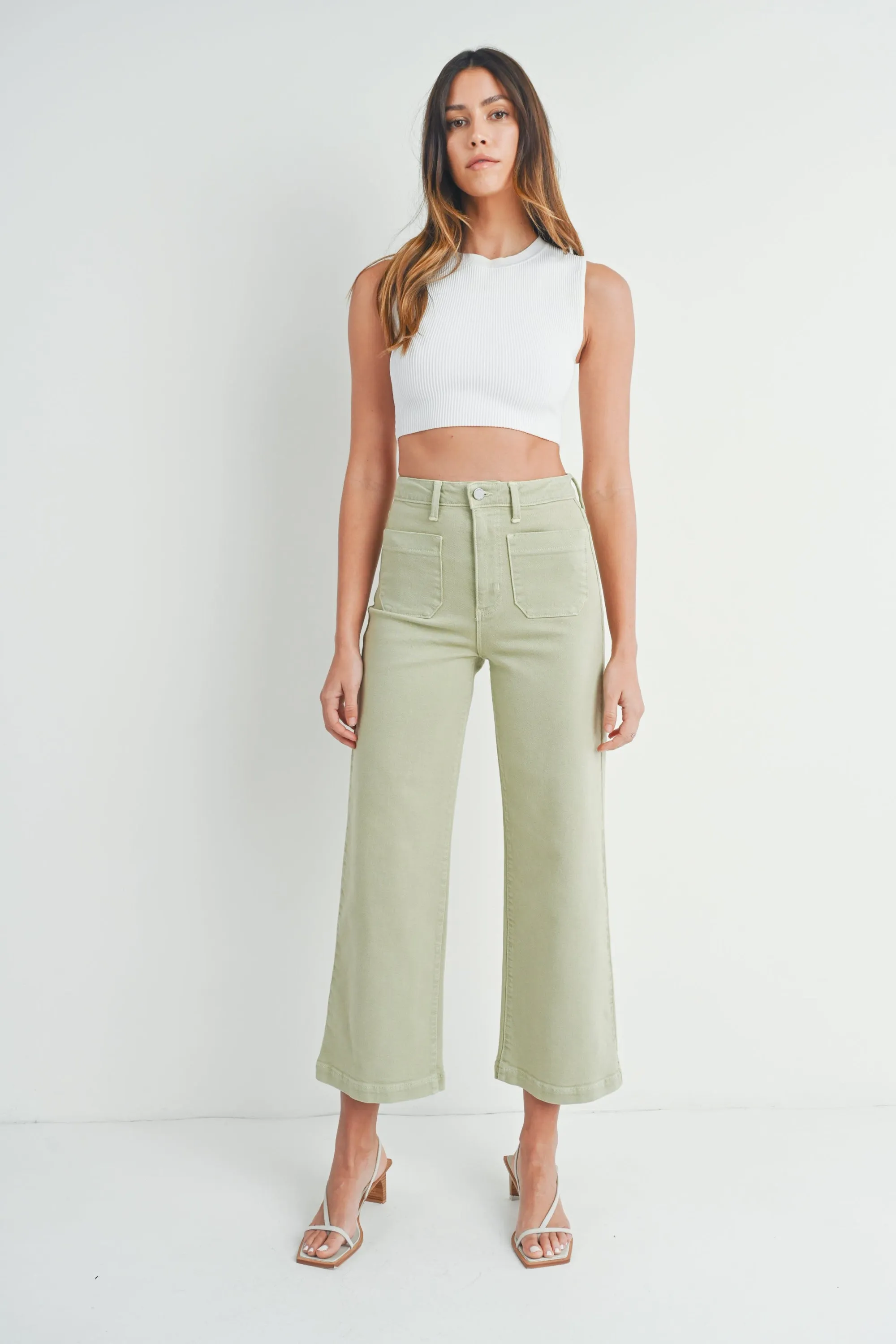 The Sailor Pocket Wide Leg | Just Black Denim