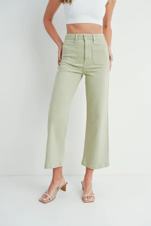 The Sailor Pocket Wide Leg | Just Black Denim