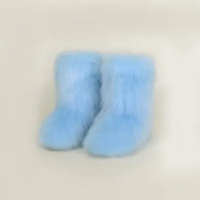 Thermische fuzzy platform laarzen