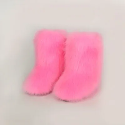 Thermische fuzzy platform laarzen