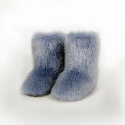 Thermische fuzzy platform laarzen
