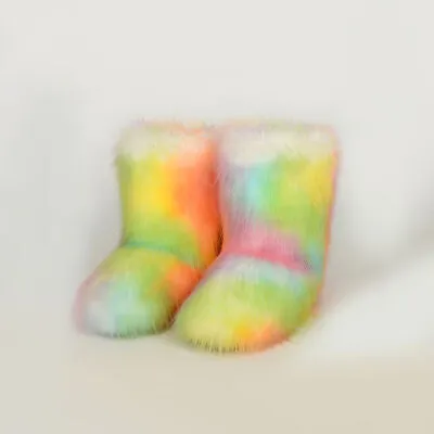 Thermische fuzzy platform laarzen