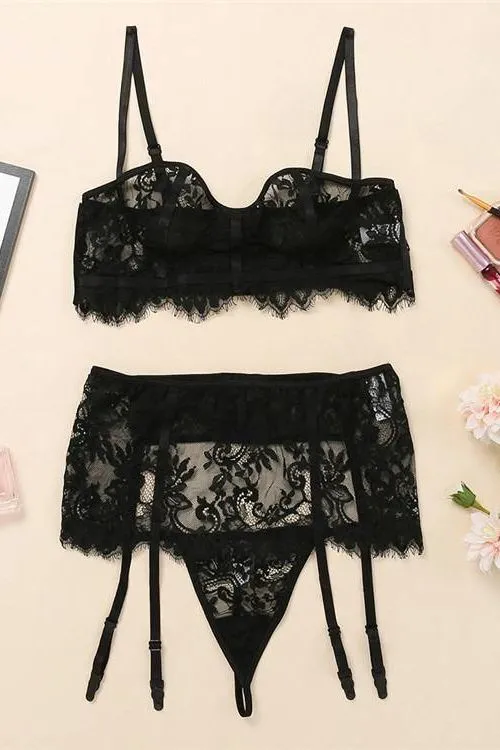 Three pieces lingerie Set