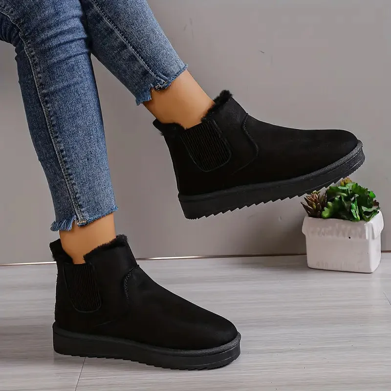 Trendy Women's Winter Ankle Boots | Stylish, Warm & Waterproof Design