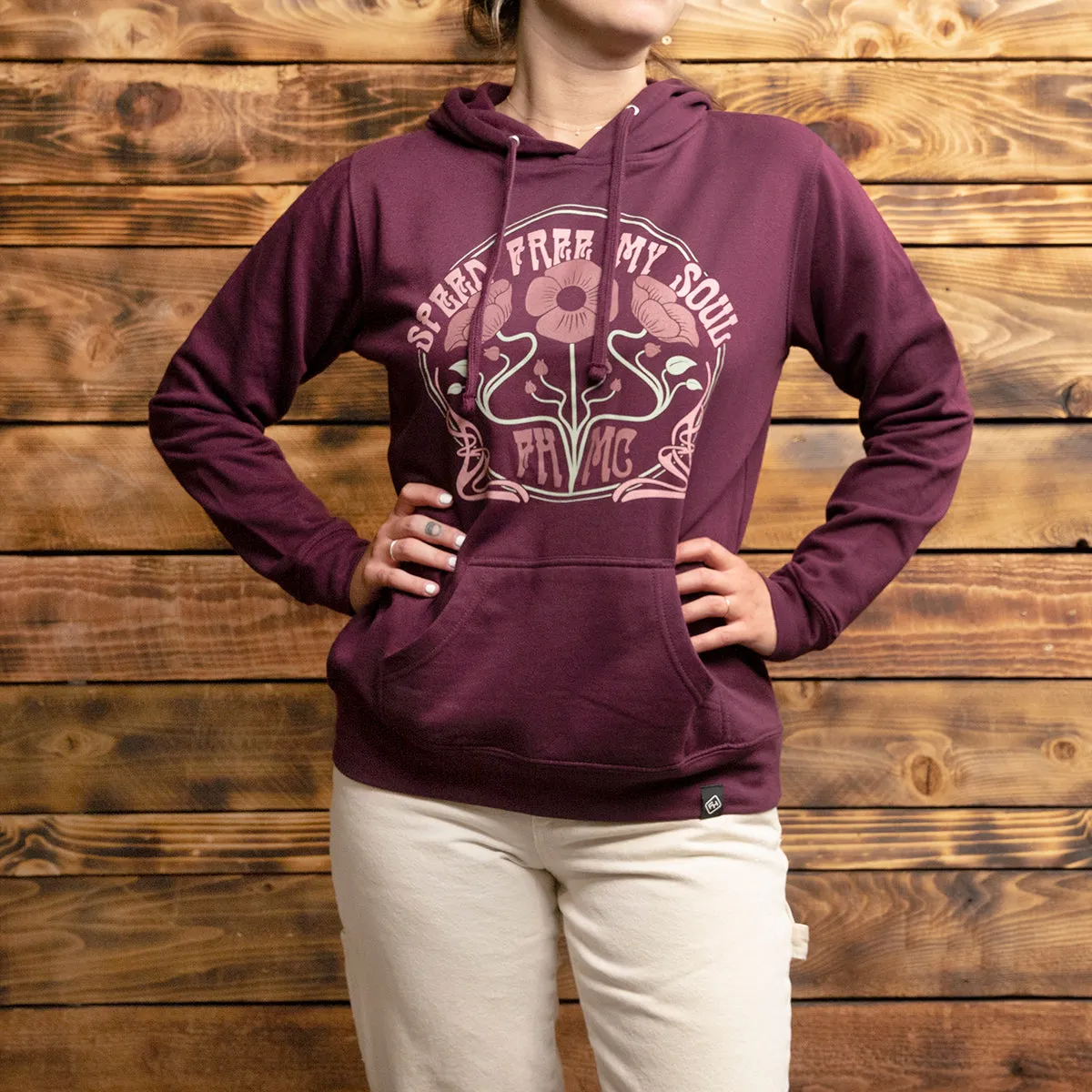 Trinity Women's Hooded Pullover - Blackberry