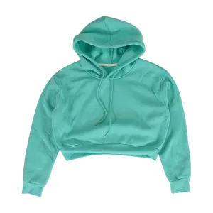 Turquoise Solid Hoodie