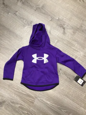 UA SYMBOLIC HOODIE PURPLE ZEST SILVER