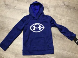 UA TWIST FOOTBALL HOODIE ROYAL BLUE