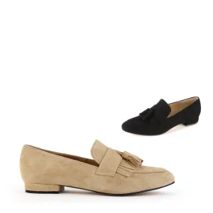 *UK size 2.5 - GRACIE  - beige suede, 1.5cm heels