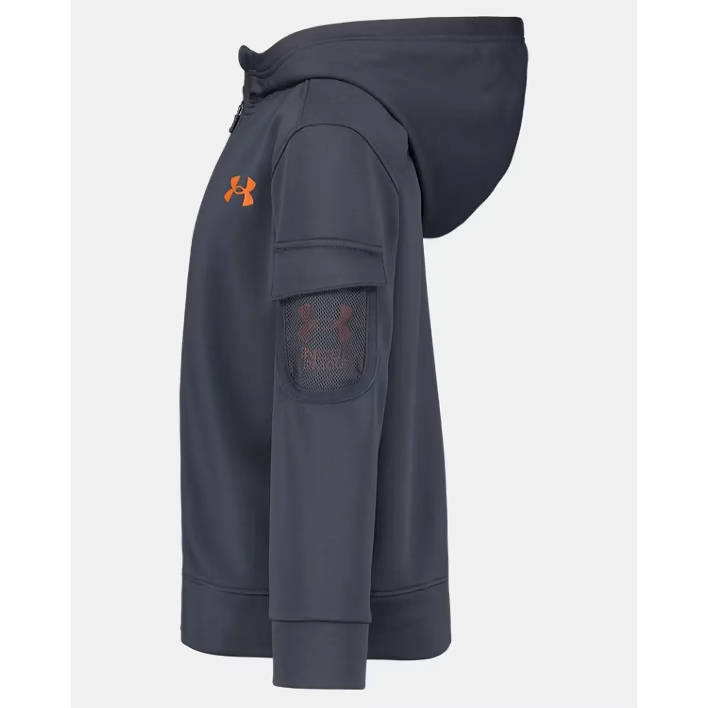 Under Armour Boys' UA Mesh Pocket Fleece Zip Up Hoodie