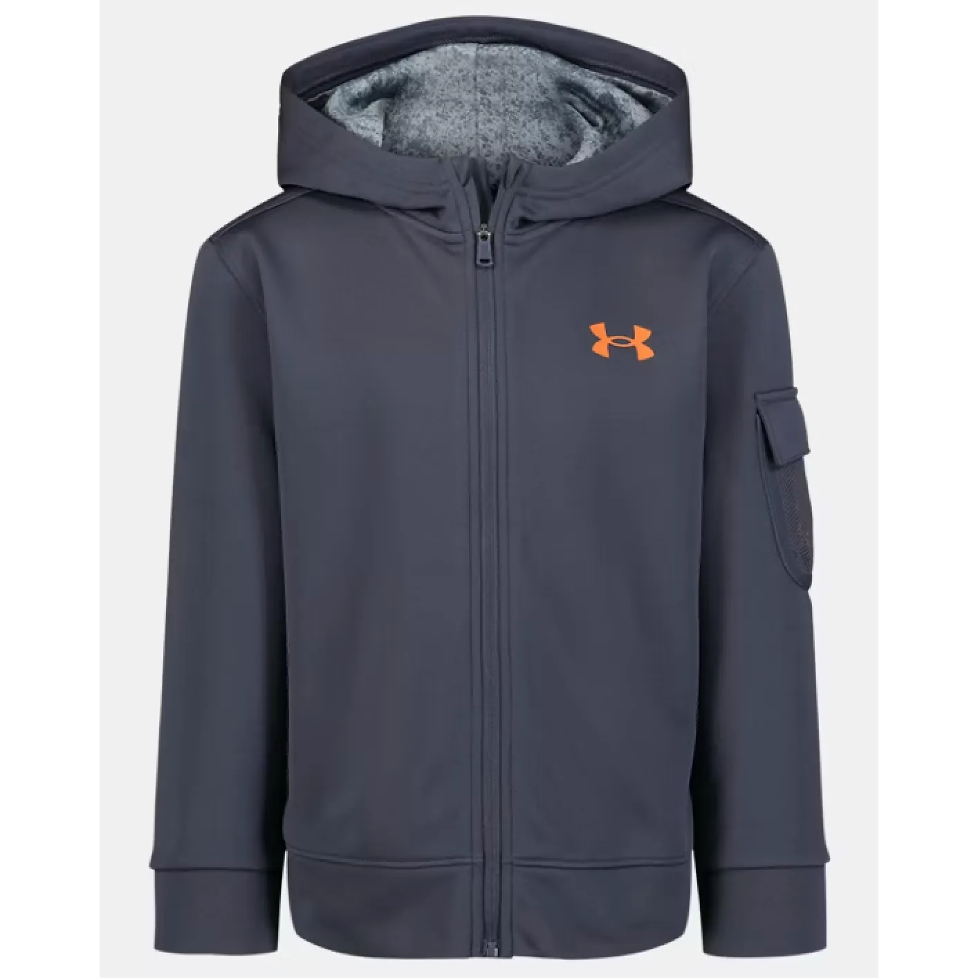 Under Armour Boys' UA Mesh Pocket Fleece Zip Up Hoodie