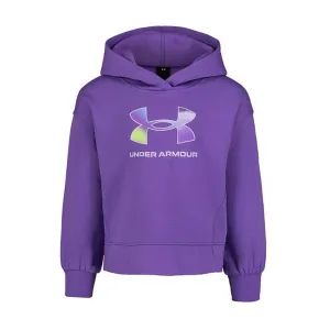Under Armour Girl UA Rival Big Logo Hoodie - Lavish (Purple)