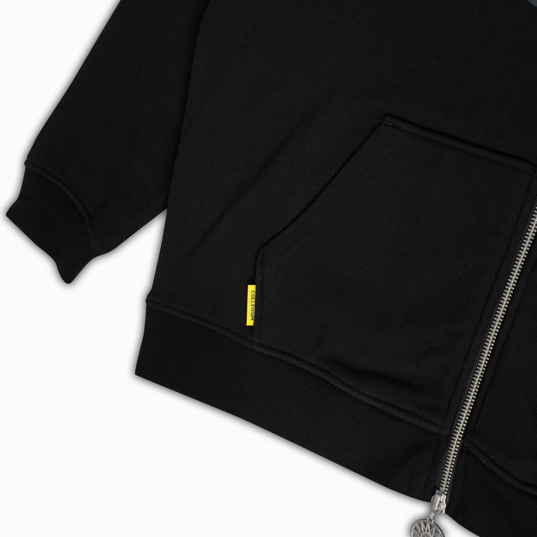 Uniform Zip Hoodie - Black