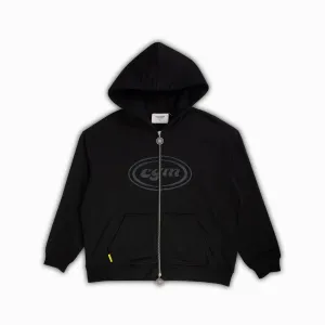 Uniform Zip Hoodie - Black