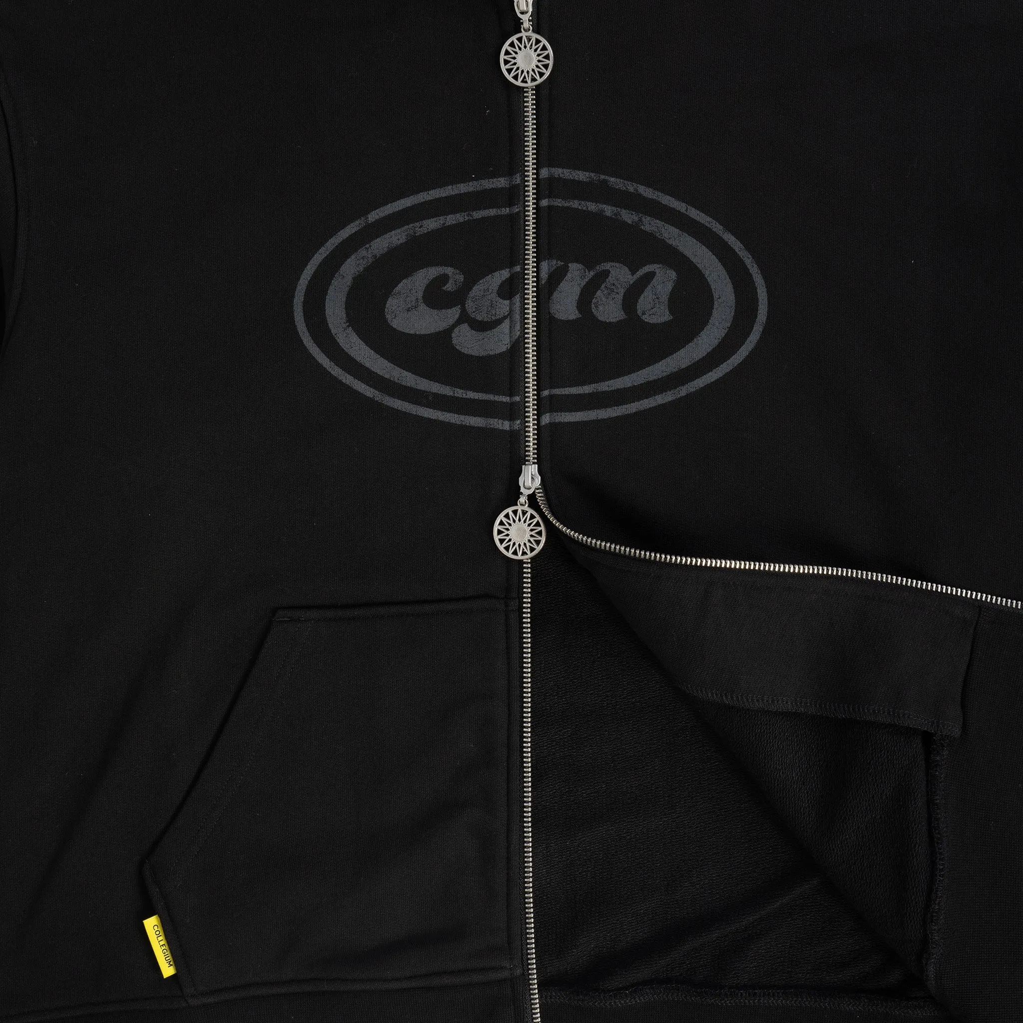 Uniform Zip Hoodie - Black