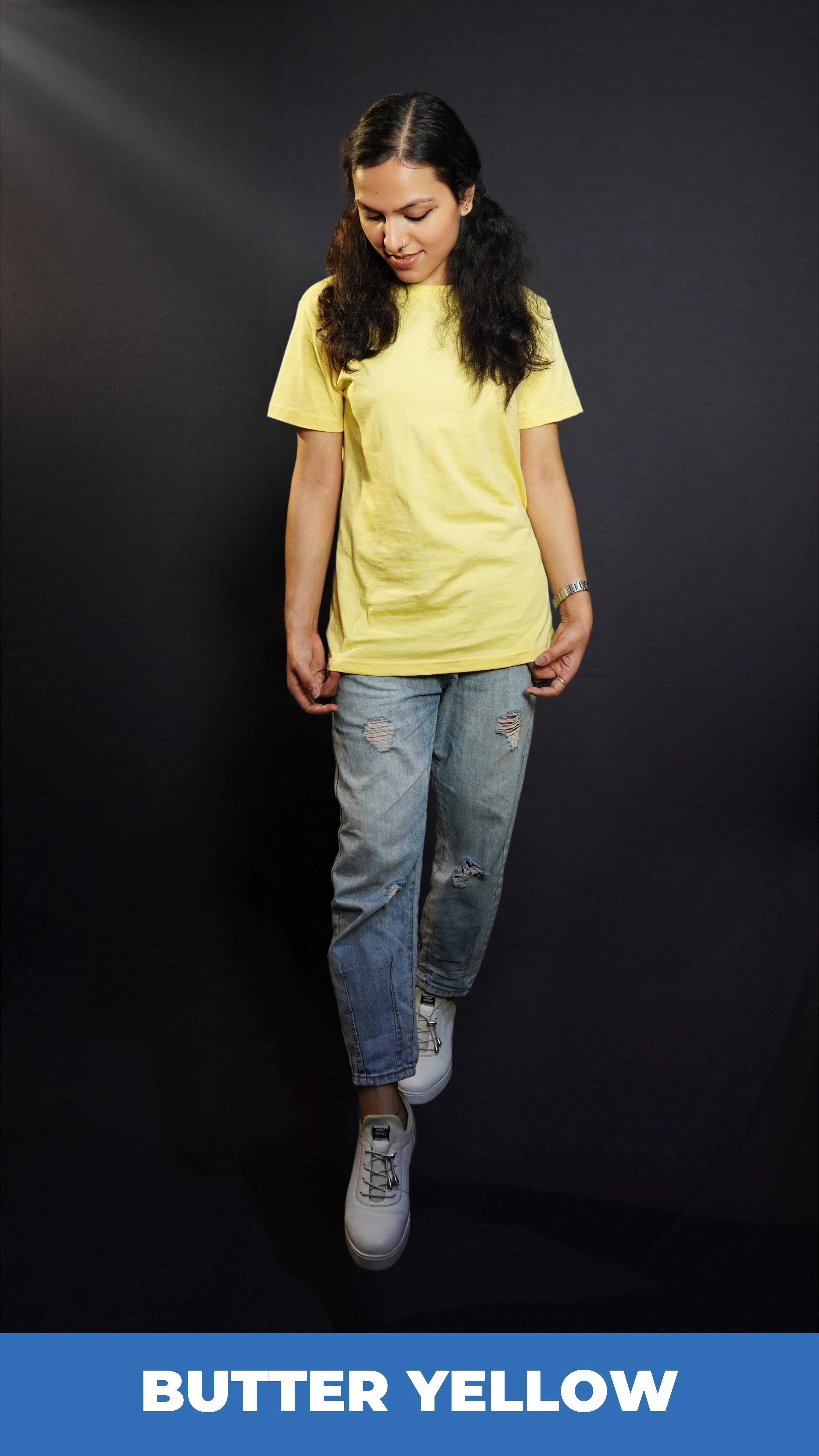 Unisex Butter Yellow T shirt