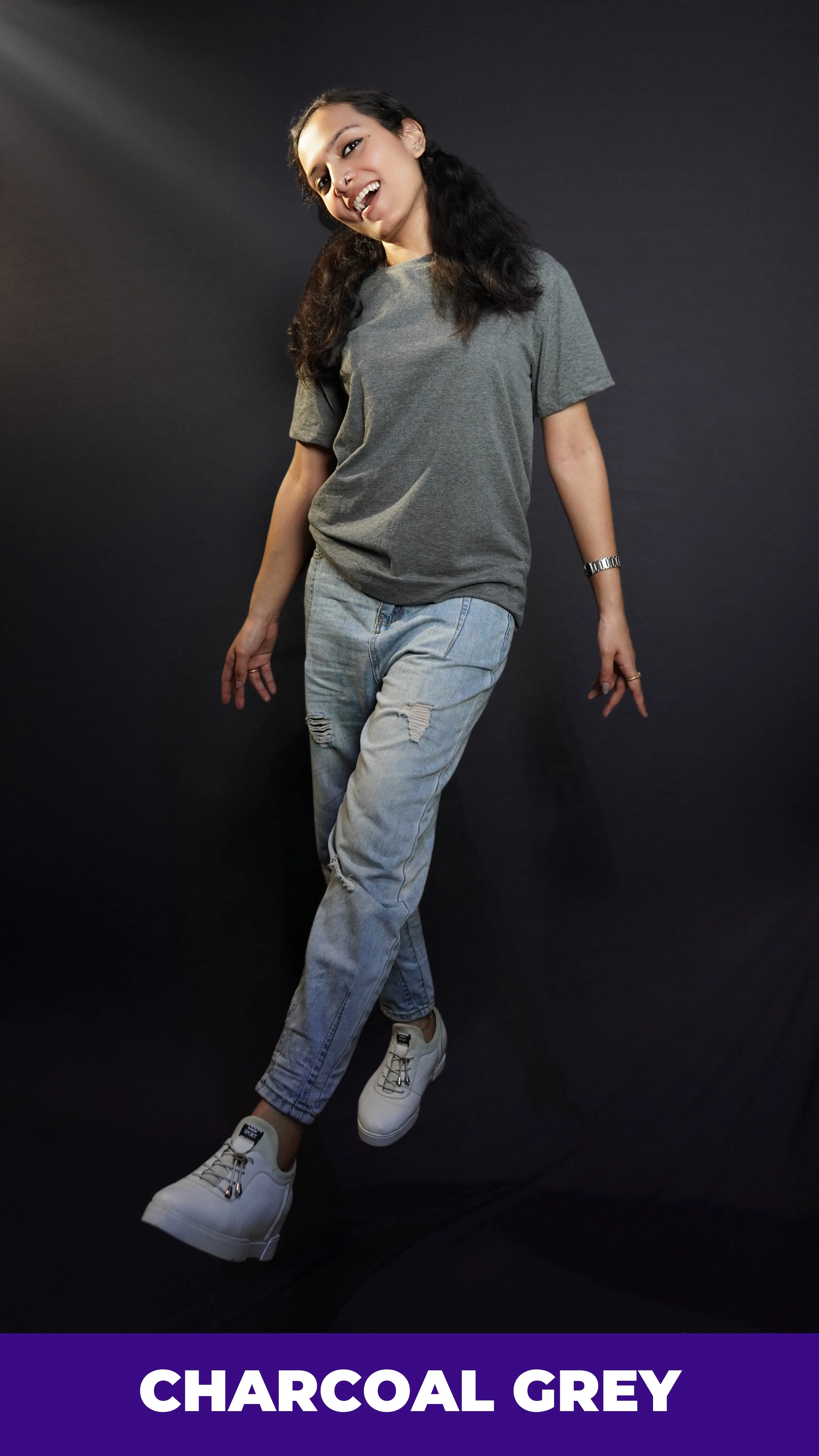Unisex Charcoal Grey T Shirt