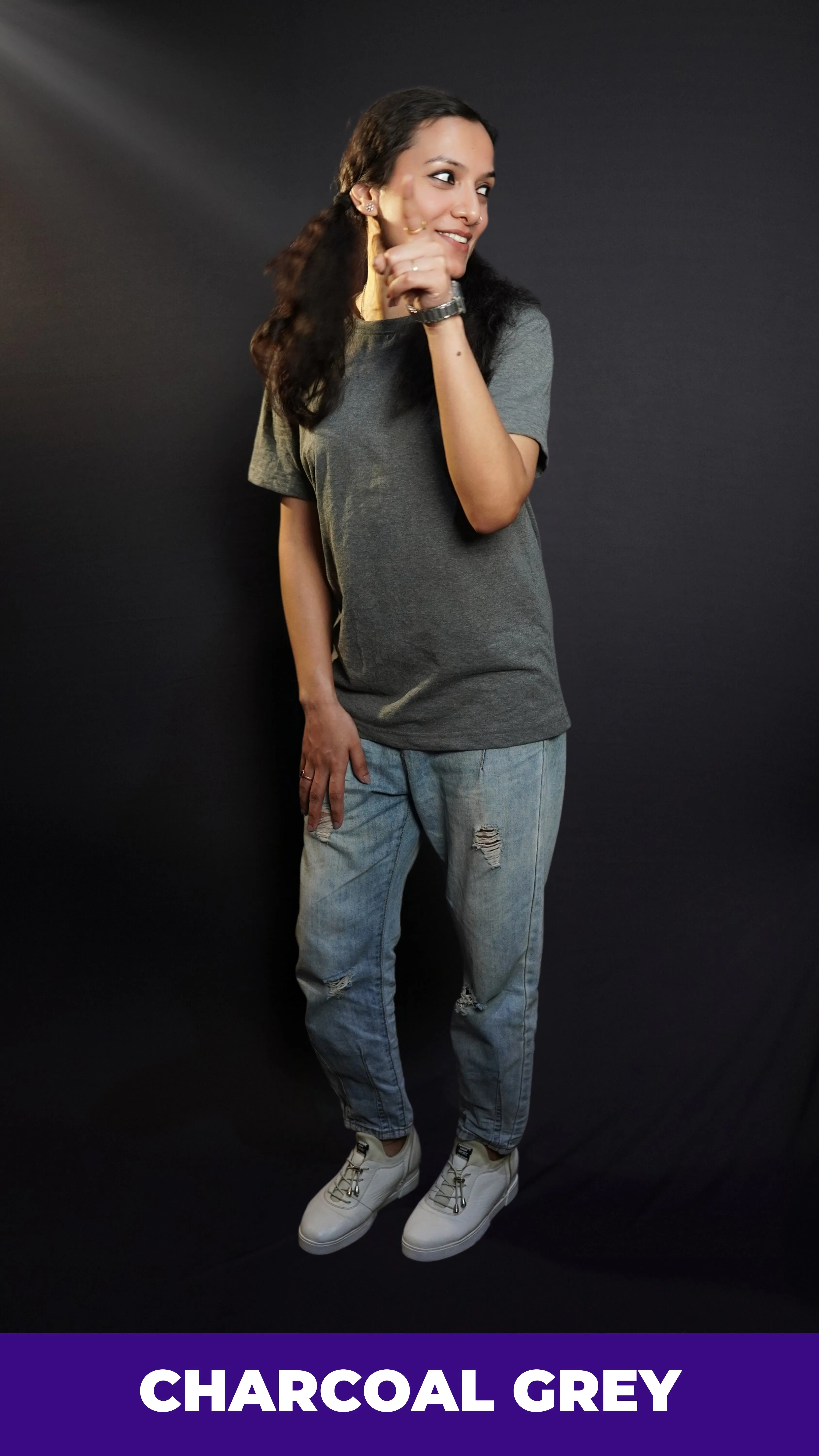 Unisex Charcoal Grey T Shirt