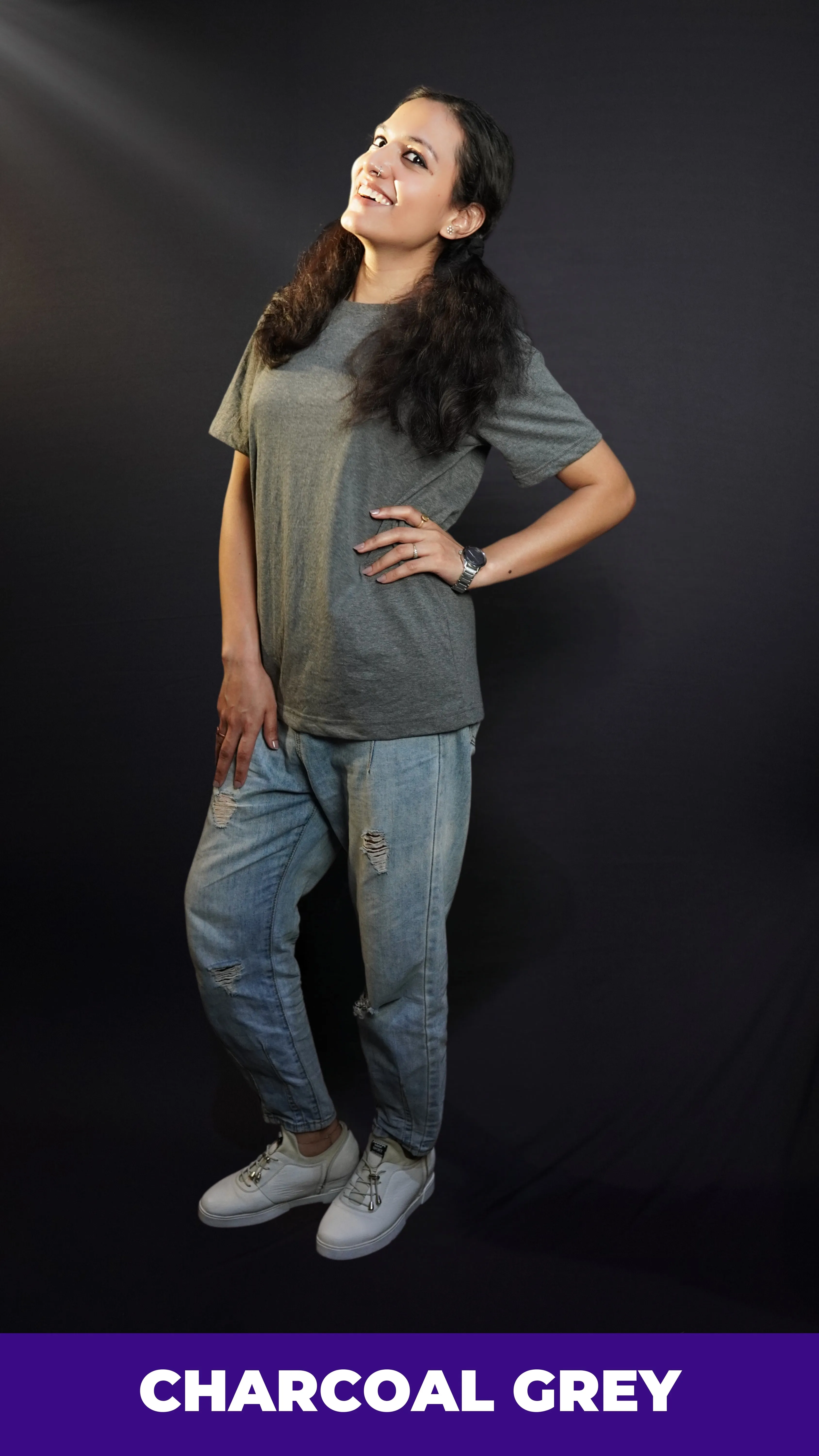 Unisex Charcoal Grey T Shirt