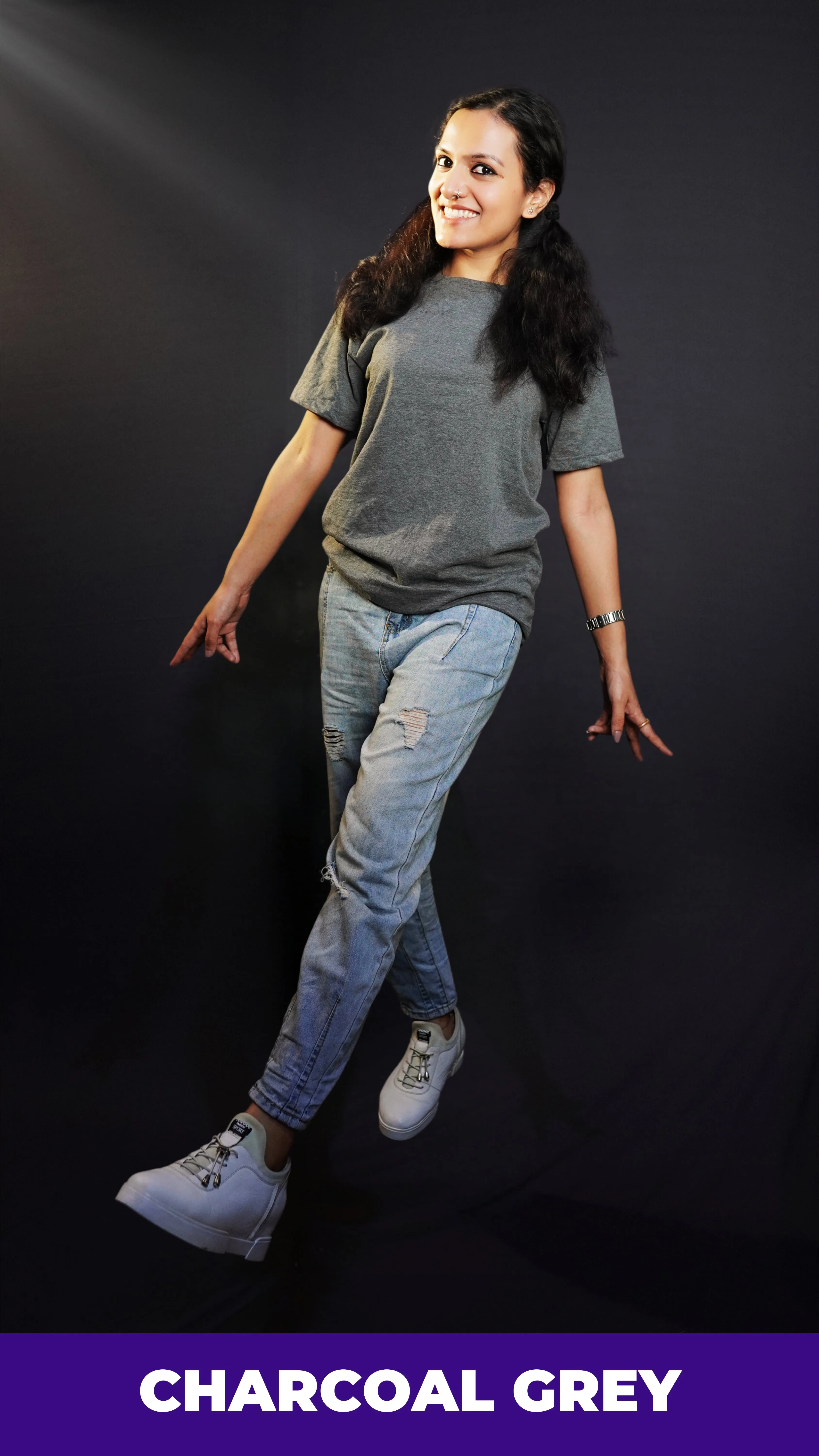 Unisex Charcoal Grey T Shirt